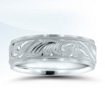 Engraved Men's Wedding Band - N16620