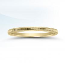 K1 - Yellow Gold Stackable Ring