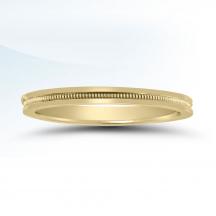 K2 - Yellow Gold Stackable Ring
