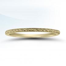 K5 - Yellow Gold Stackable Ring