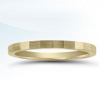 K7 - Yellow Gold Stackable Ring