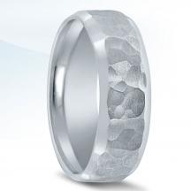 N01035 - Classic Hammered Wedding Band by Novell