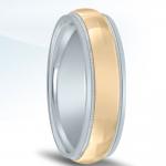 Colors Collection Two Tone Wedding Band NT01501