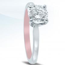 Engagement Ring ET20294 (rose gold inside)
