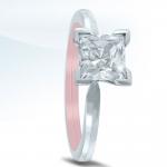 Inside Out Engagement Ring ET20298 (rose gold inside)